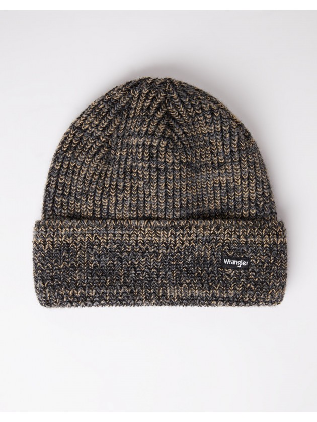 WRANGLER KNITTED CAP BLACK GREY