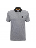 BOSS ΜΠΛΟΥΖΑ ΠΟΛΟ OXFORD ΜΑΥΡΗ