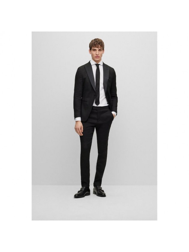 BOSS ΠΟΥΚΑΜΙΣΟ ΔΙΠΛΗ ΜΑΝΣΕΤΑ ΜΟΝΟΧΡΩΜΟ ΛΕΥΚΟ