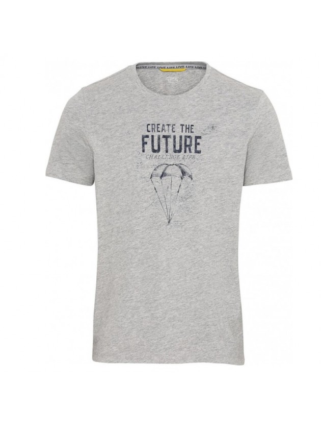 CAMEL ACTIVE ΜΠΛΟΥΖΑ ΜΕ ΣΤΑΜΠΑ ΓΚΡΙ