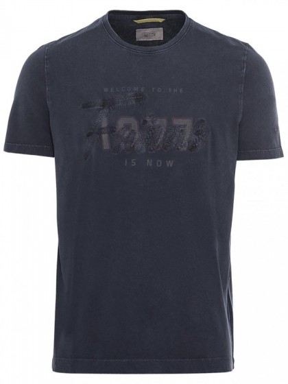 CAMEL ACTIVE ΜΠΛΟΥΖΑ ΜΕ ΣΤΑΜΠΑ ΜΠΛΕ