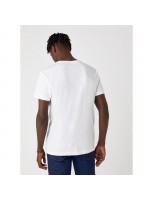 WRANGLER ΜΠΛΟΥΖΑ ΛΑΙΜΟΚΟΨΗ ΜΕ ΣΤΑΜΠΑ ΛΕΥΚΗ