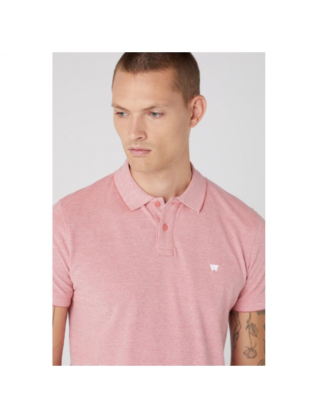 WRANGLER POLO SHIRT LIGHT RED