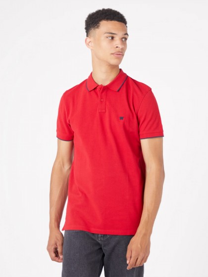 WRANGLER ΜΠΛΟΥΖΑ ΠΟΛΟ ΚΟΚΚΙΝΗ