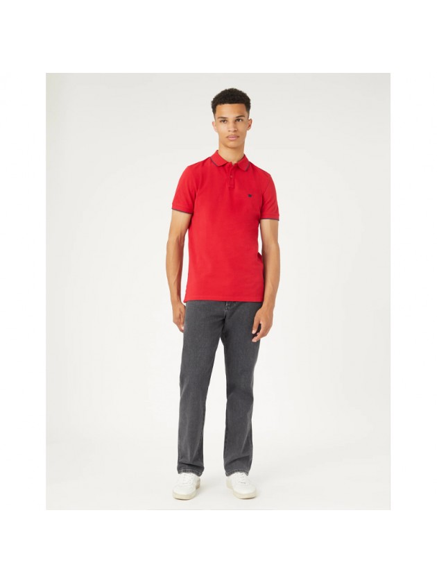 WRANGLER ΜΠΛΟΥΖΑ ΠΟΛΟ ΚΟΚΚΙΝΗ