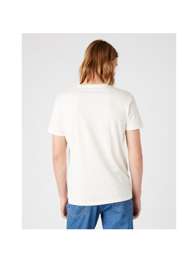 WRANGLER T-SHIRT OFF WHITE