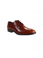 SOFTIES LEATHER SHOE WITH LACES BLACK