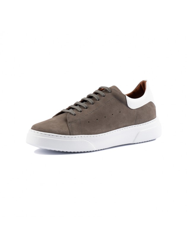 SOFTIES LEATHER SHOE WITH LACES BLACK