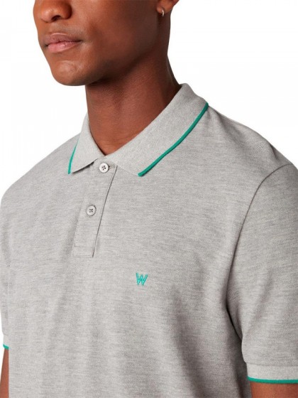 WRANGLER ΜΠΛΟΥΖΑ ΠΟΛΟ ΓΚΡΙ