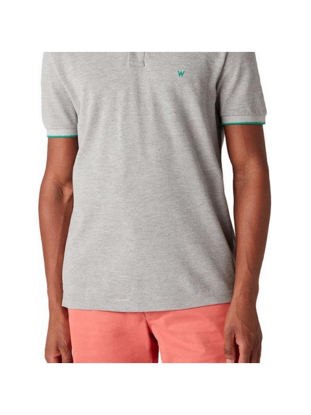 WRANGLER ΜΠΛΟΥΖΑ ΠΟΛΟ ΓΚΡΙ