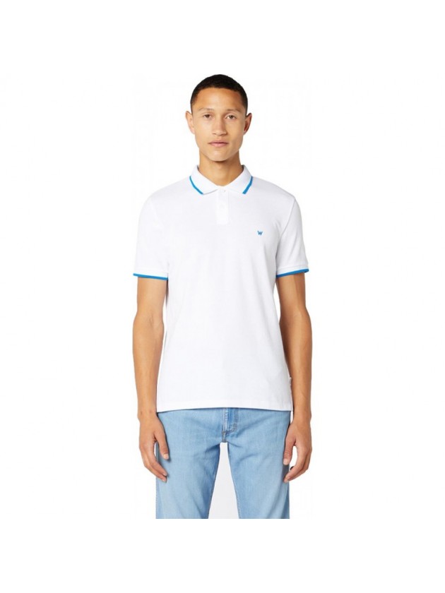 WRANGLER ΜΠΛΟΥΖΑ ΠΟΛΟ ΛΕΥΚΗ
