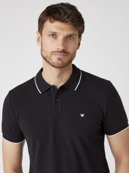 WRANGLER POLO SHIRT BLACK