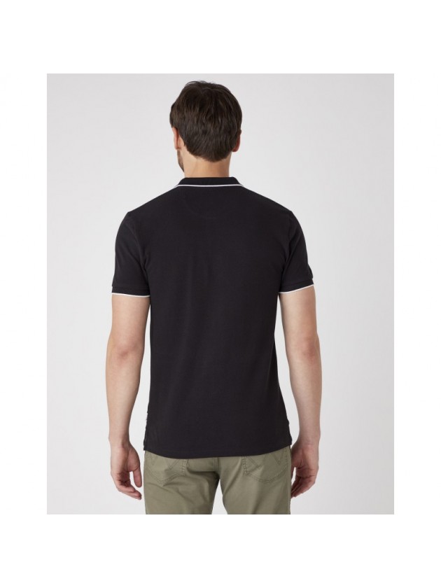 WRANGLER POLO SHIRT BLACK