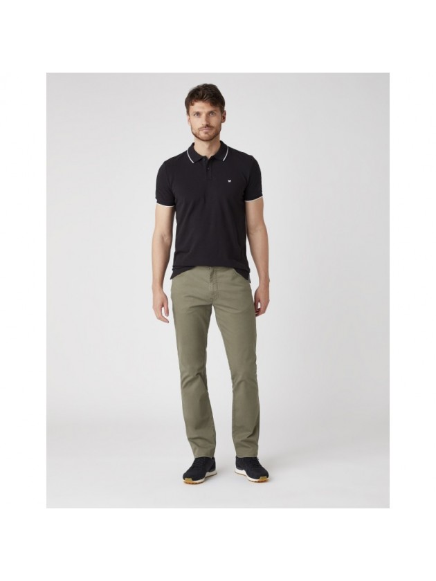 WRANGLER POLO SHIRT BLACK