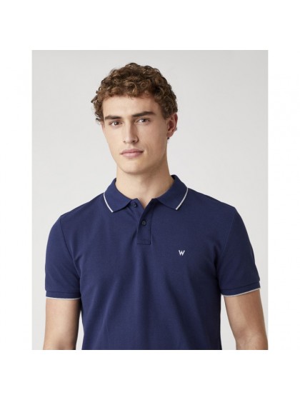 WRANGLER POLO SHIRT BLUE