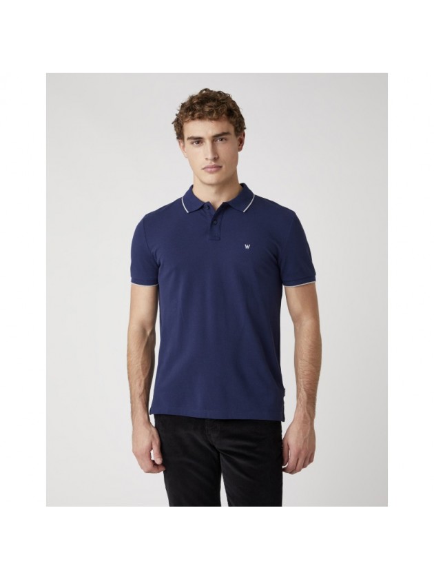 WRANGLER POLO SHIRT BLUE