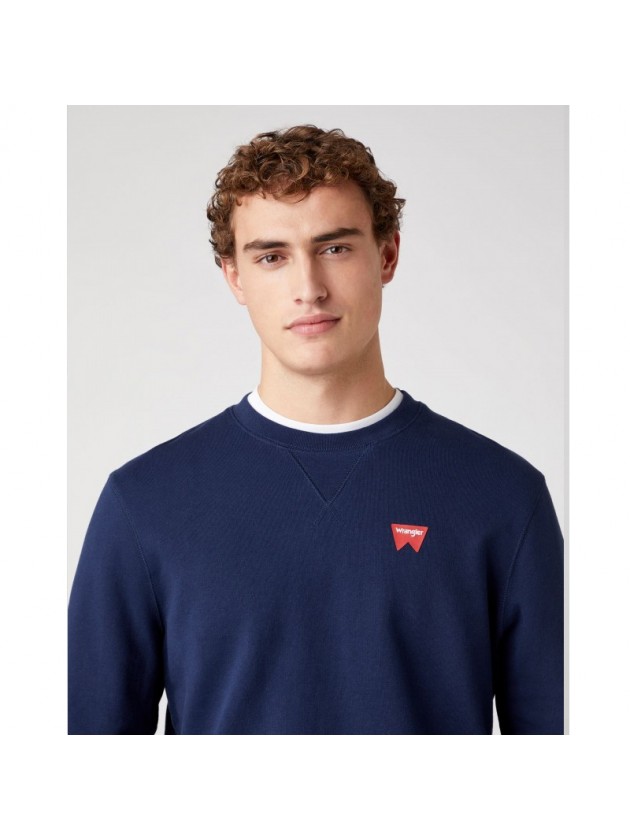 WRANGLER ΦΟΥΤΕΡ ΜΕ ΛΑΙΜΟΚΟΨΗ ΜΠΛΕ