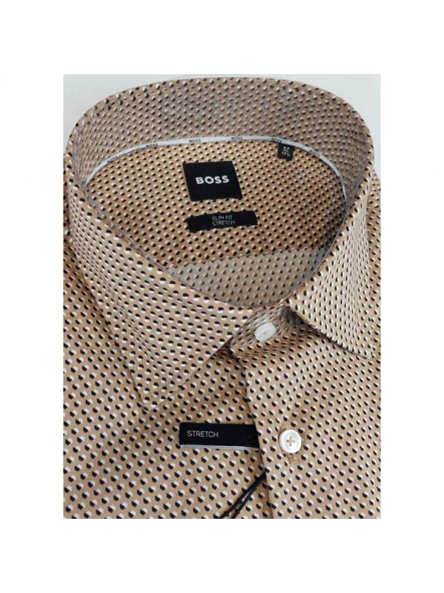 BOSS ΠΟΥΚΑΜΙΣΟ ΣΧΕΔΙΑΣΤΟ ΜΠΕΖ