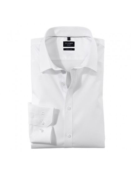 OLYMP ΠΟΥΚΑΜΙΣΟ No SIX ΜΟΝΟΧΡΩΜΟ ΛΕΥΚΟ