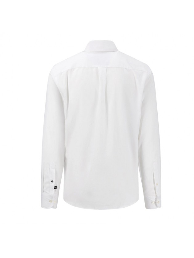 FYNCH HATTON ΠΟΥΚΑΜΙΣΟ ΜΟΝΟΧΡΩΜΟ ΛΕΥΚΟ