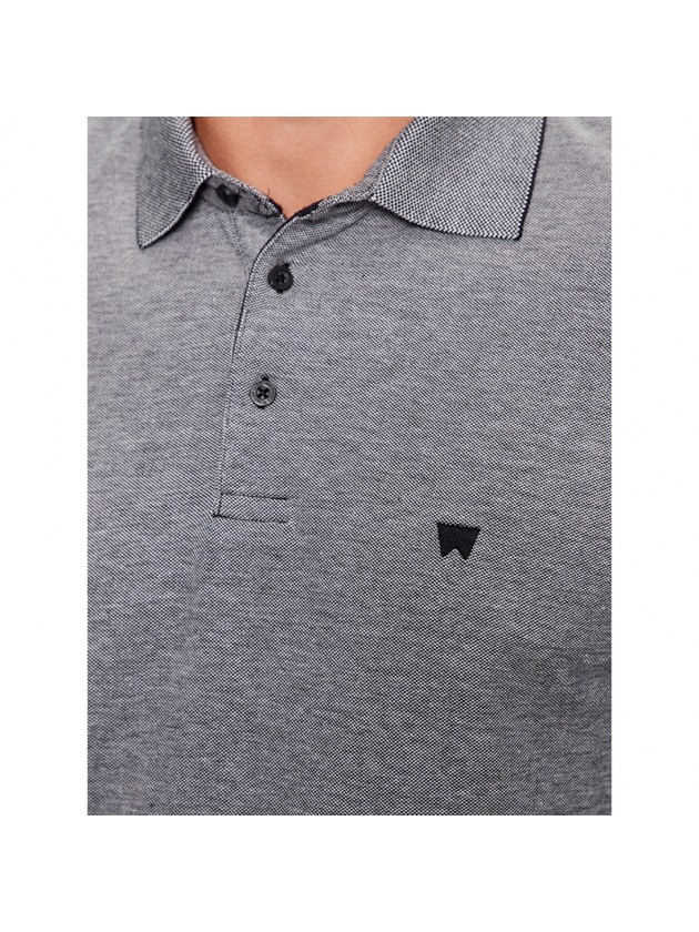 WRANGLER ΜΠΛΟΥΖΑ ΠΟΛΟ ΠΙΚΕ ΓΚΡΙ