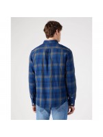 WRANGLER  ΠΟΥΚΑΜΙΣΟ ΚΑΡΩ ΜΠΛΕ