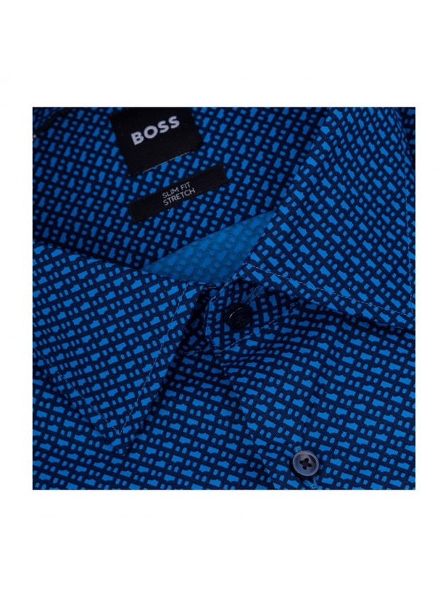 BOSS ΠΟΥΚΑΜΙΣΟ ΣΧΕΔΙΑΣΤΟ ΜΠΛΕ