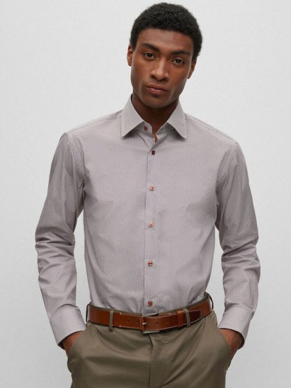 BOSS ΠΟΥΚΑΜΙΣΟ ΣΧΕΔΙΑΣΤΟ ΜΠΟΡΝΤΩ