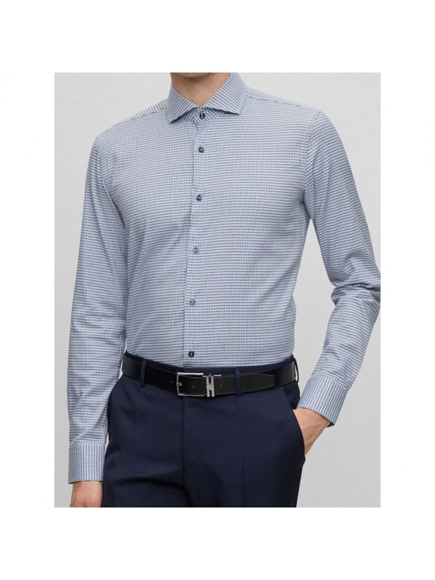 BOSS ΠΟΥΚΑΜΙΣΟ ΣΧΕΔΙΑΣΤΟ ΜΠΛΕ