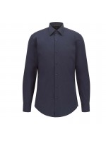 BOSS ΠΟΥΚΑΜΙΣΟ ΜΠΛΕ SLIM FIT