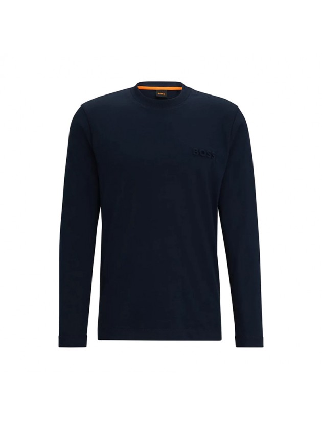 BOSS ΜΠΛΟΥΖΑ ΜΟΝΟΧΡΩΜΗ ΜΠΛΕ