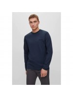 BOSS ΜΠΛΟΥΖΑ ΜΟΝΟΧΡΩΜΗ ΜΠΛΕ