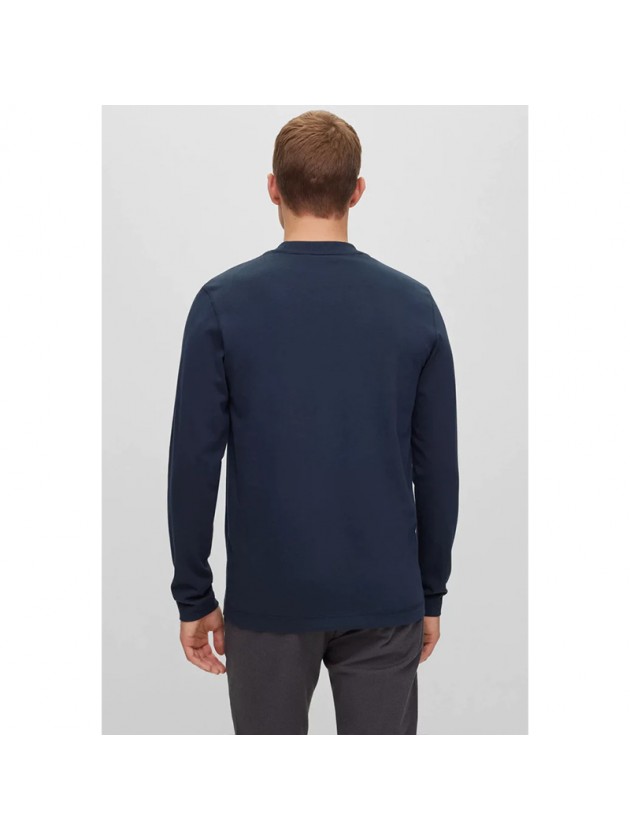 BOSS ΜΠΛΟΥΖΑ ΜΟΝΟΧΡΩΜΗ ΜΠΛΕ