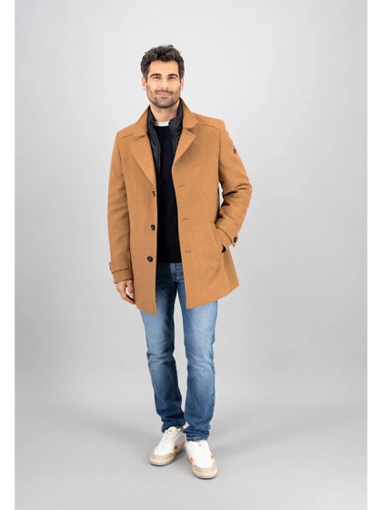 FYNCH HATTON COAT CAMEL