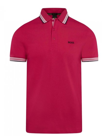 BOSS ΜΠΛΟΥΖΑ ΠΟΛΟ PADDY ΦΟΥΞΙΑ