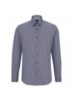 BOSS SHIRT WITH BUTTON IN THE COLLAR RAF