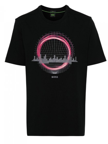 BOSS ΜΠΛΟΥΖΑ ΜΕ ΣΤΑΜΠΑ ΜΑΥΡΗ