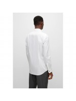 BOSS ΠΟΥΚΑΜΙΣΟ ΔΙΠΛΗ ΜΑΝΣΕΤΑ ΜΟΝΟΧΡΩΜΟ ΛΕΥΚΟ