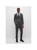 BOSS ΠΟΥΚΑΜΙΣΟ ΔΙΠΛΗ ΜΑΝΣΕΤΑ ΜΟΝΟΧΡΩΜΟ ΛΕΥΚΟ