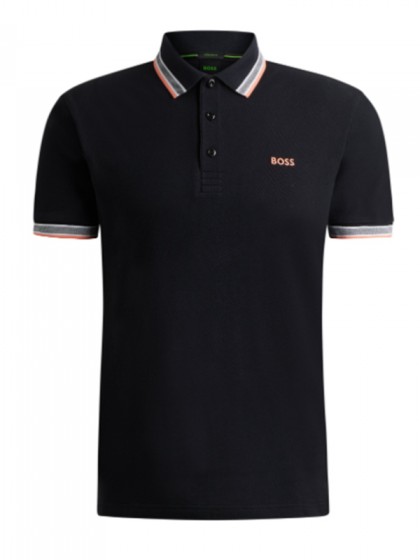 BOSS ΜΠΛΟΥΖΑ ΠΟΛΟ PADDY ΜΑΥΡΗ