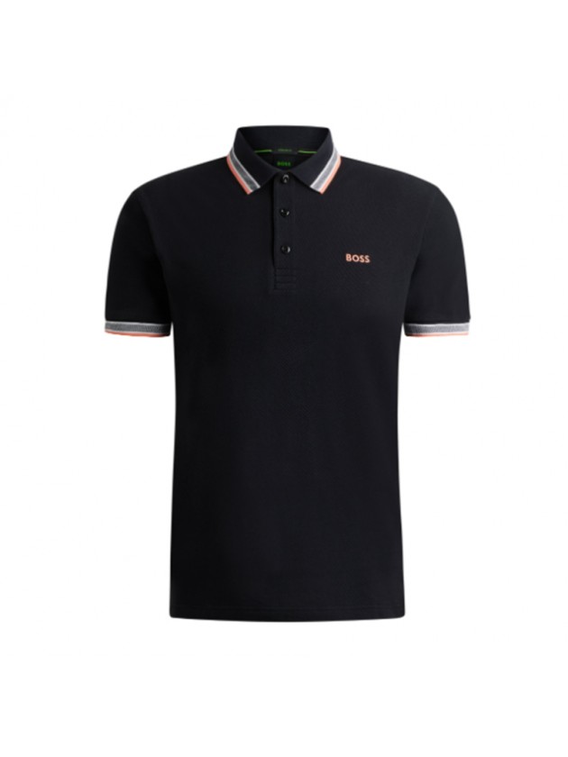 BOSS ΜΠΛΟΥΖΑ ΠΟΛΟ PADDY ΜΑΥΡΗ