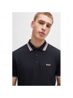 BOSS ΜΠΛΟΥΖΑ ΠΟΛΟ PADDY ΜΑΥΡΗ