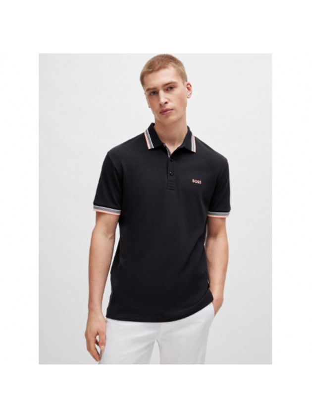 BOSS ΜΠΛΟΥΖΑ ΠΟΛΟ PADDY ΜΑΥΡΗ