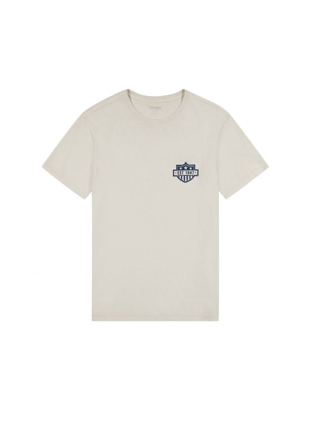 WRANGLER ΜΠΛΟΥΖΑ ΜΕ ΣΤΑΜΠΑ ΛΕΥΚΗ