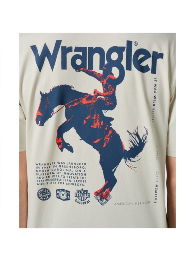 WRANGLER ΜΠΛΟΥΖΑ ΜΕ ΣΤΑΜΠΑ ΛΕΥΚΗ