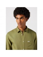 WRANGLER  ΠΟΥΚΑΜΙΣΟ ΜΟΝΟΧΡΩΜΟ ΛΑΔΙ