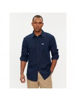 WRANGLER ΠΟΥΚΑΜΙΣΟ ΜΟΝΟΧΡΩΜΟ ΜΠΛΕ