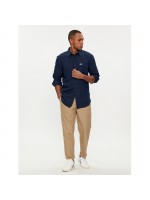 WRANGLER ΠΟΥΚΑΜΙΣΟ ΜΟΝΟΧΡΩΜΟ ΜΠΛΕ