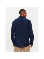 WRANGLER ΠΟΥΚΑΜΙΣΟ ΜΟΝΟΧΡΩΜΟ ΜΠΛΕ