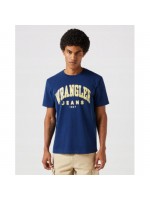 WRANGLER ΜΠΛΟΥΖΑ ΜΕ ΣΤΑΜΠΑ NAVY